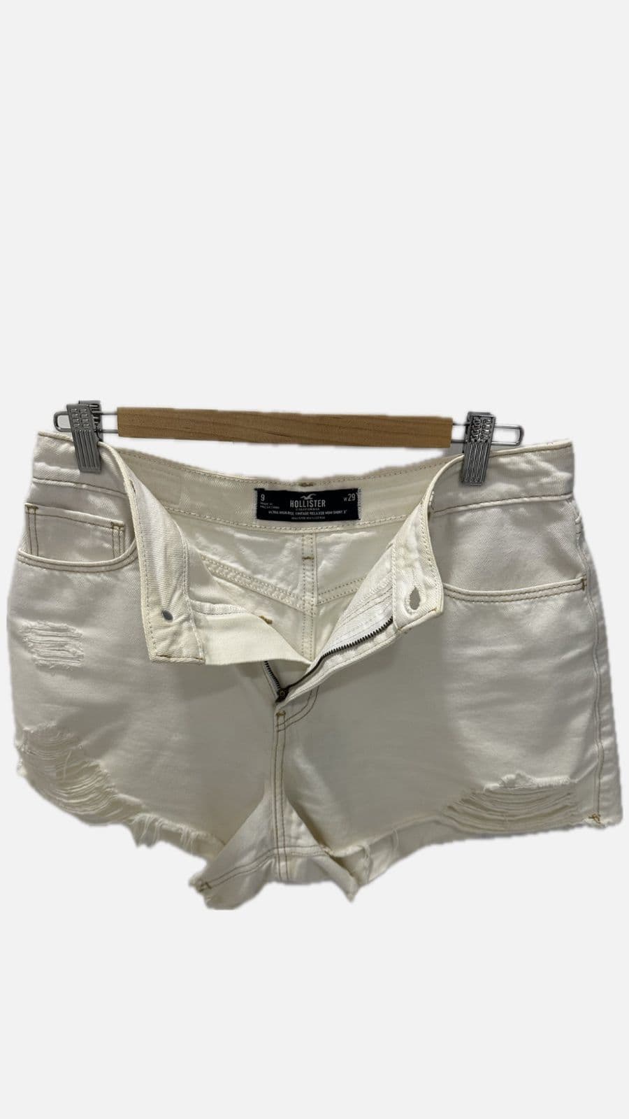 Off-White Hollister High-Rise Denim Shorts - M