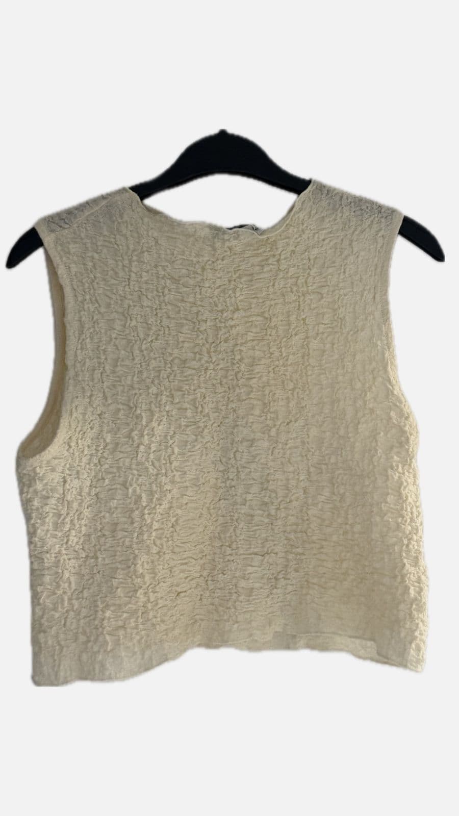 Stradivarius Textured Sleeveless Top - M