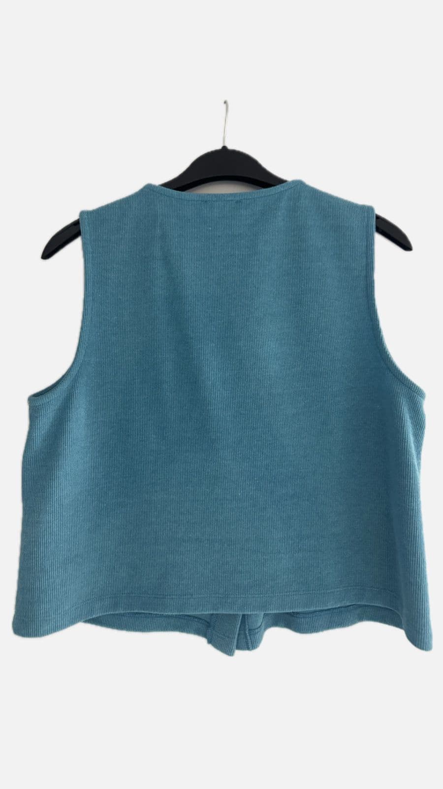 Miss Selfridge Blue Button-Up Top - M