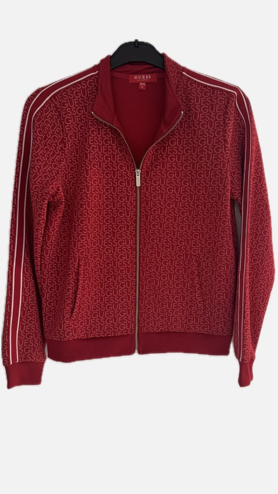 Guess Red Logo Track Jacket - M