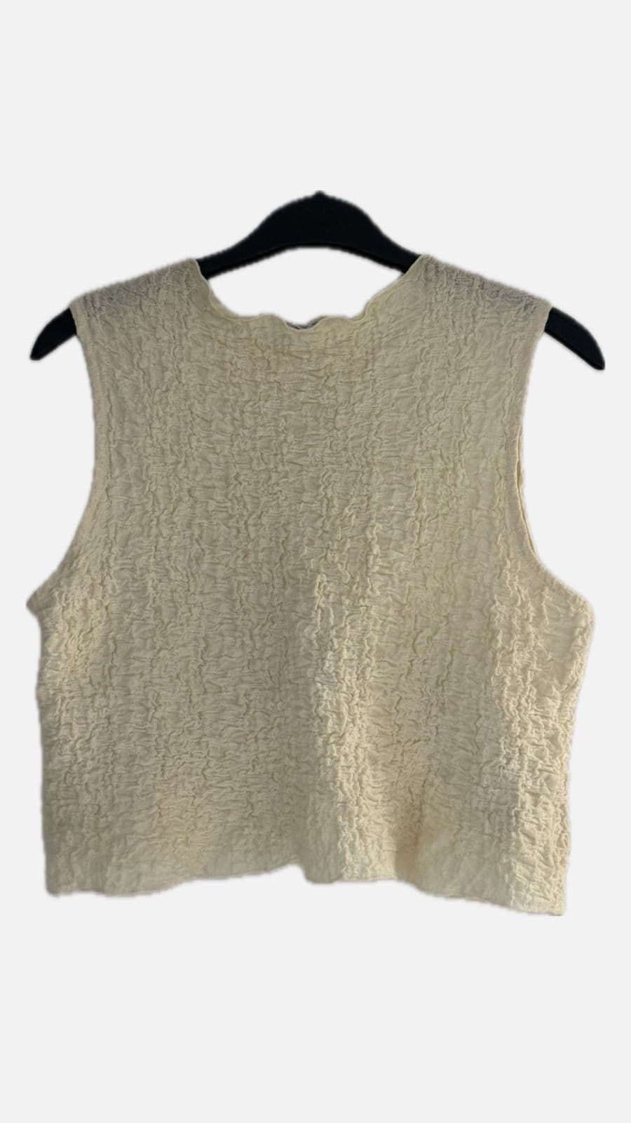 Stradivarius Textured Sleeveless Top - M