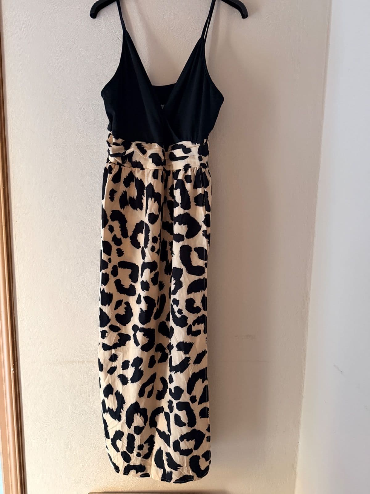 Long animal print dress