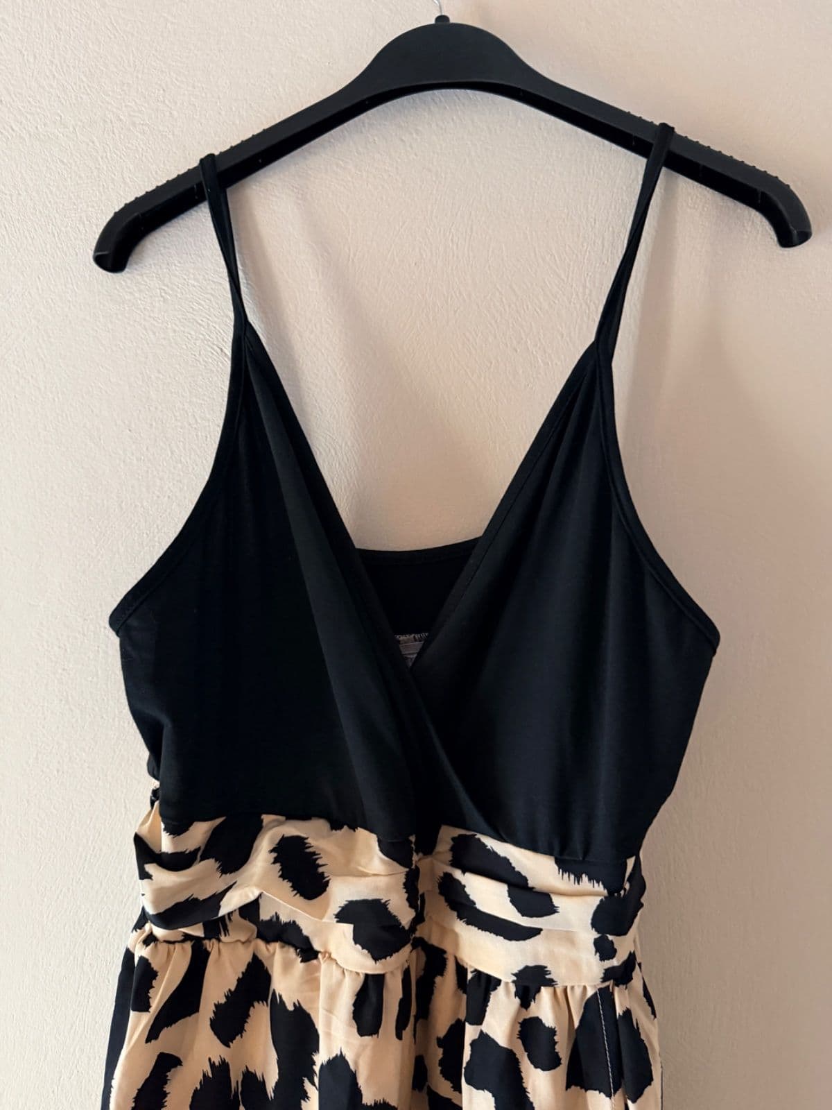 Long animal print dress