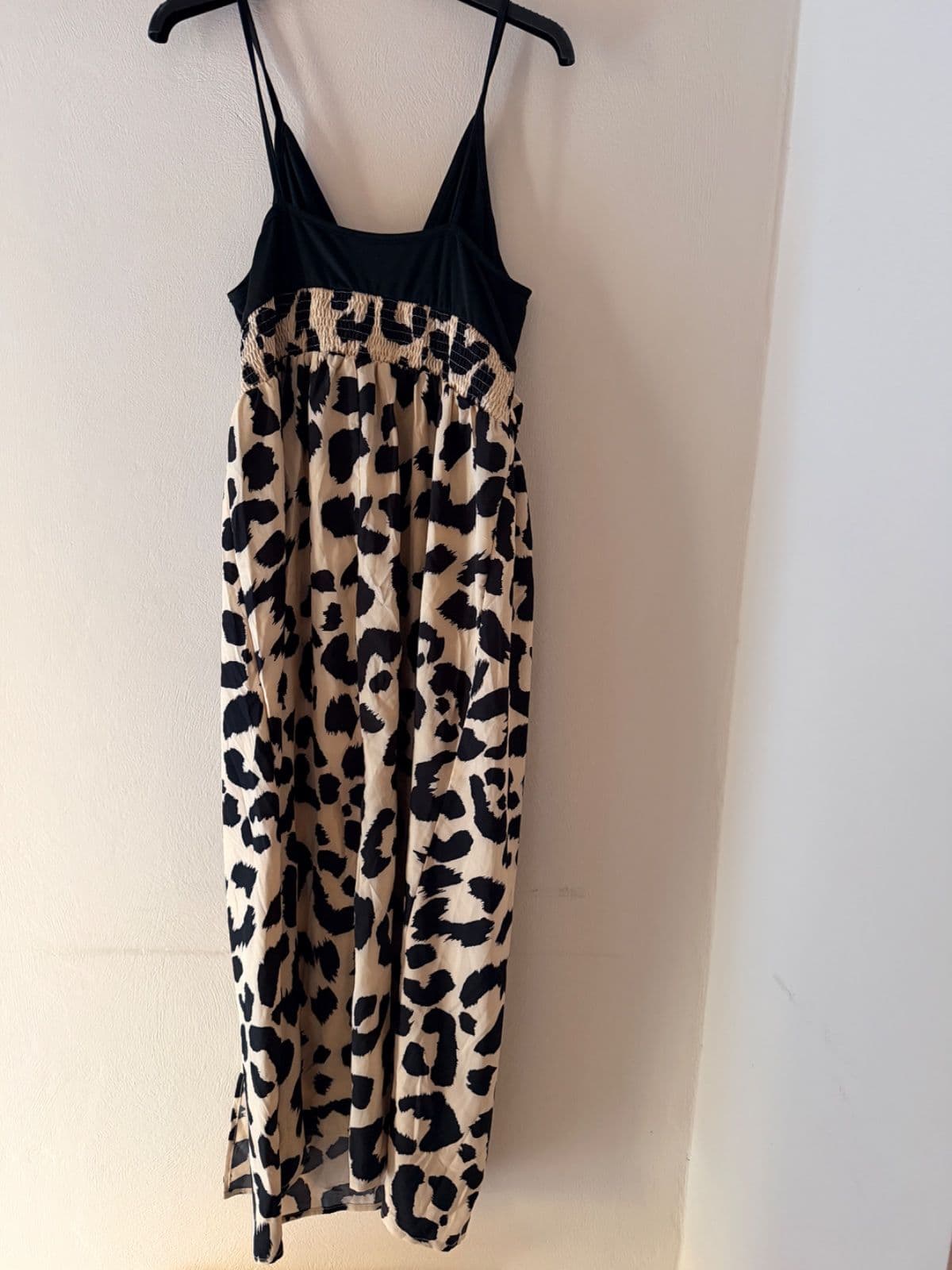 Long animal print dress