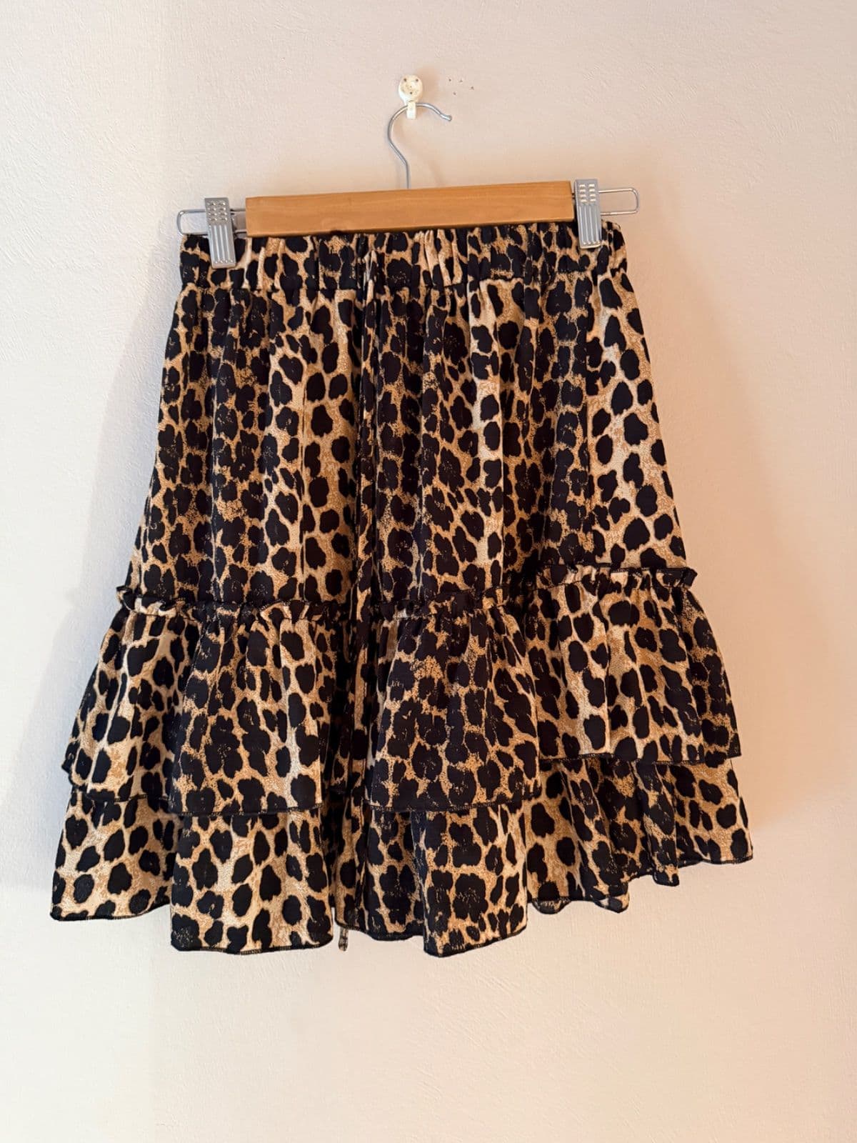 Animal print skirt