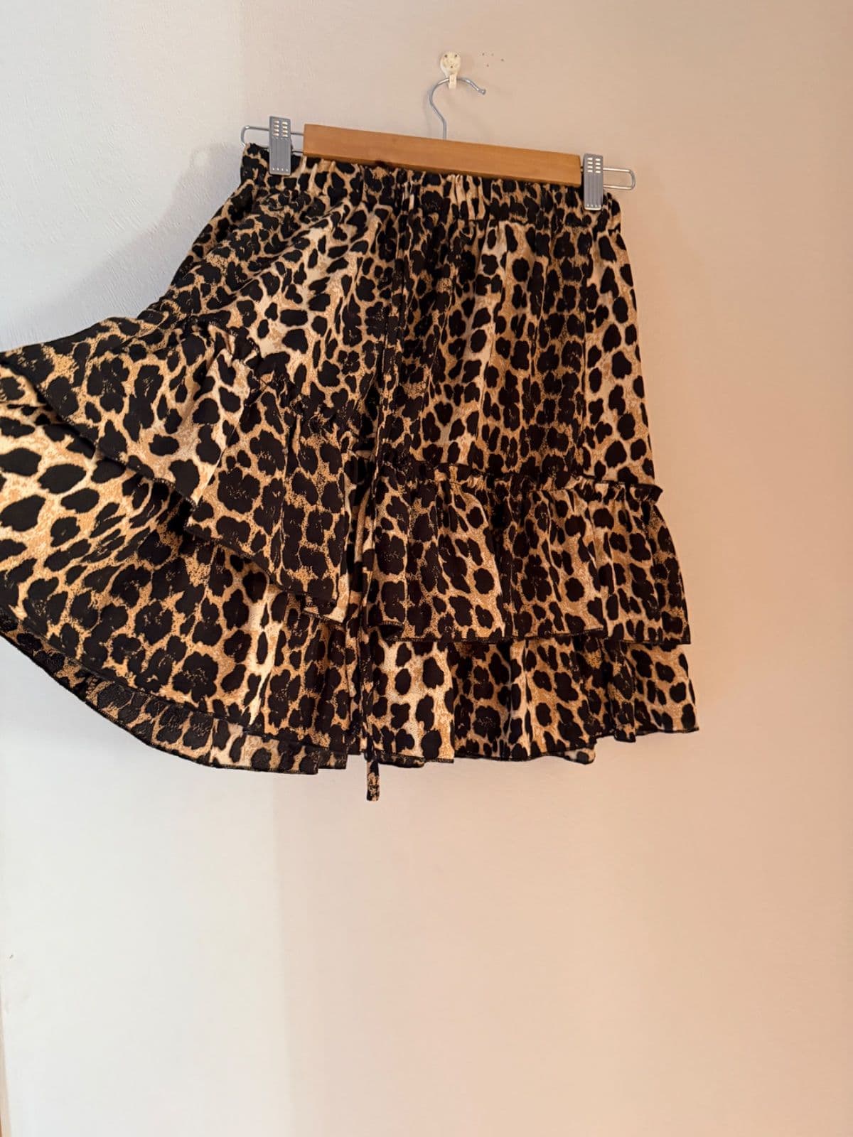 Animal print skirt