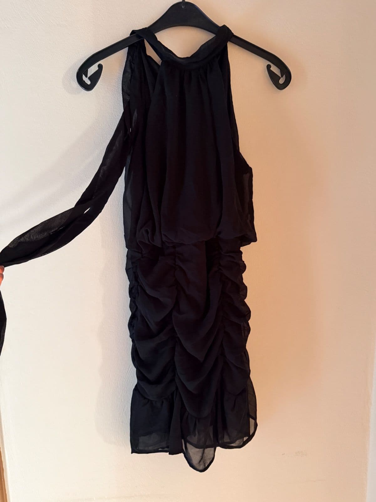 Black mini dress