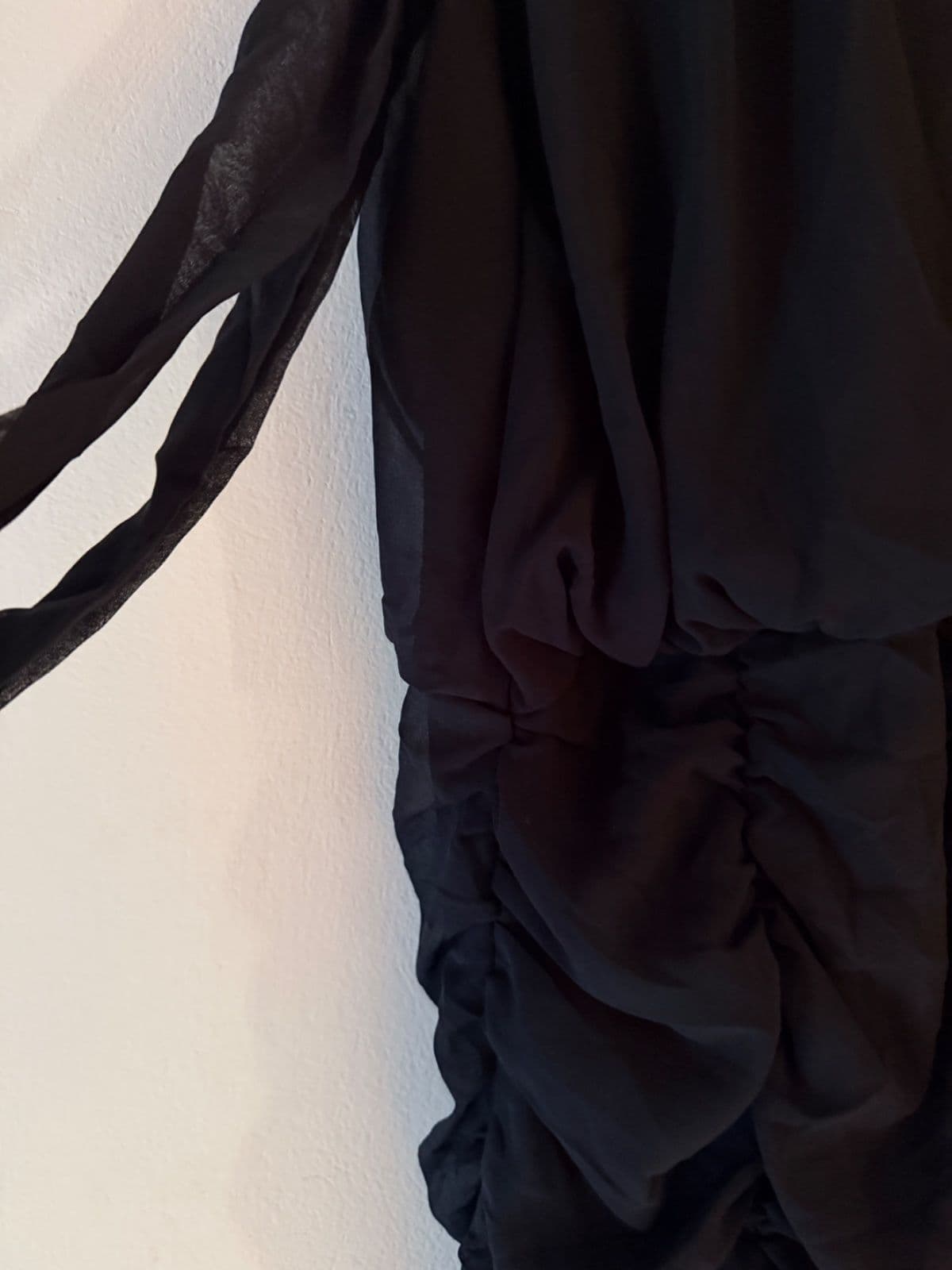 Black mini dress