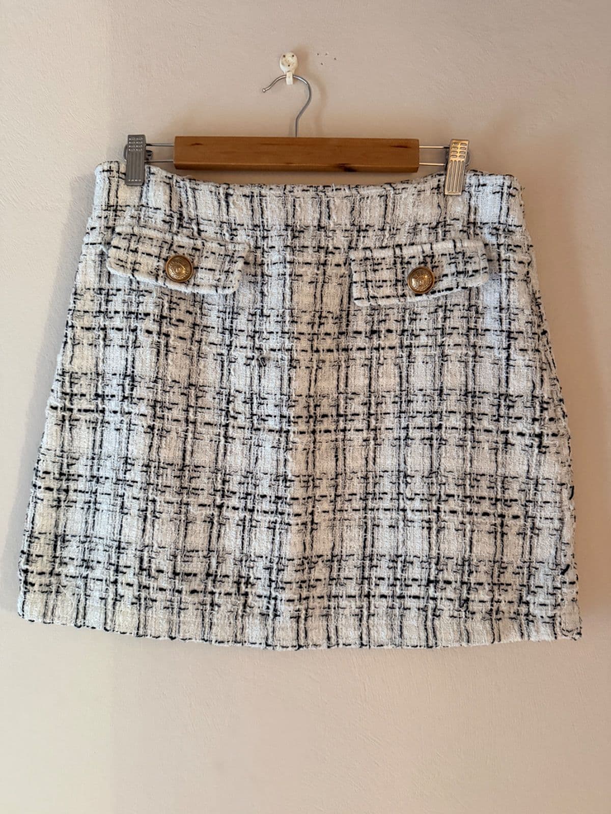 Black and white skirt