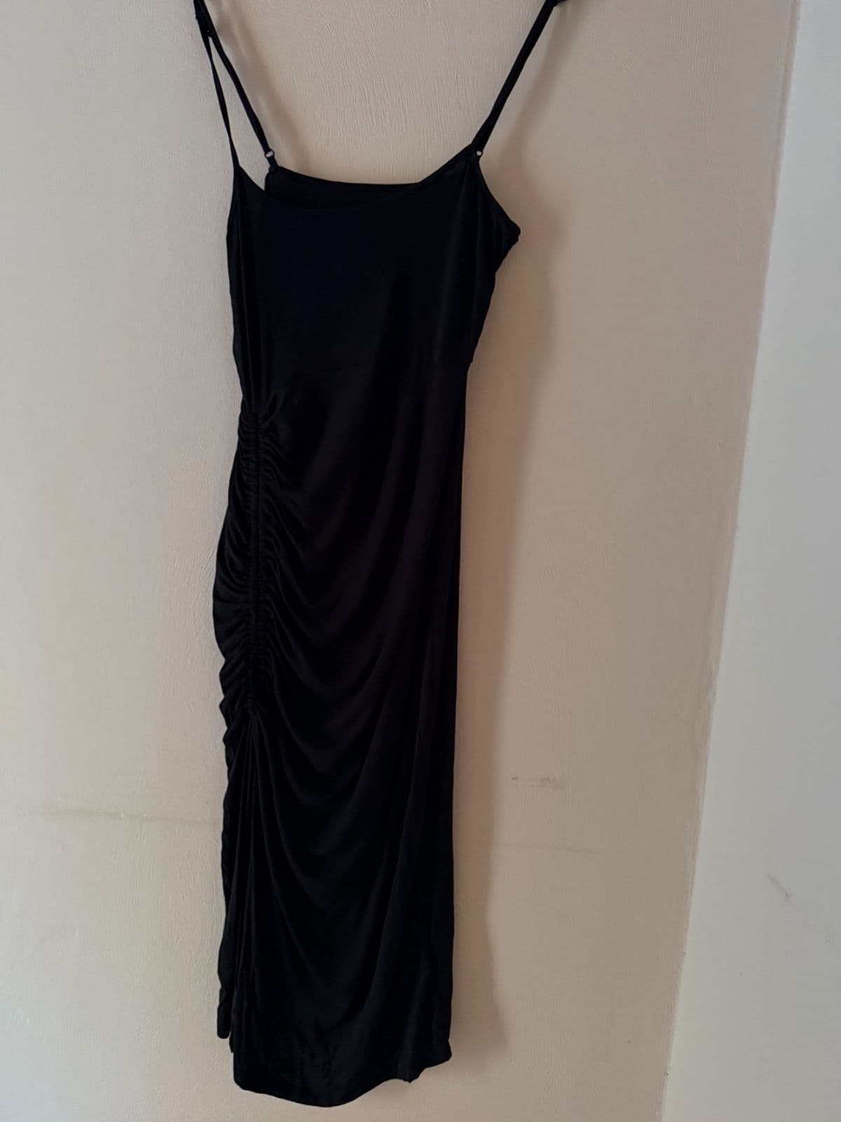 Black midi dress