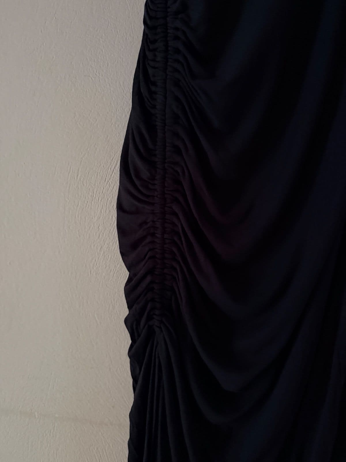 Black midi dress