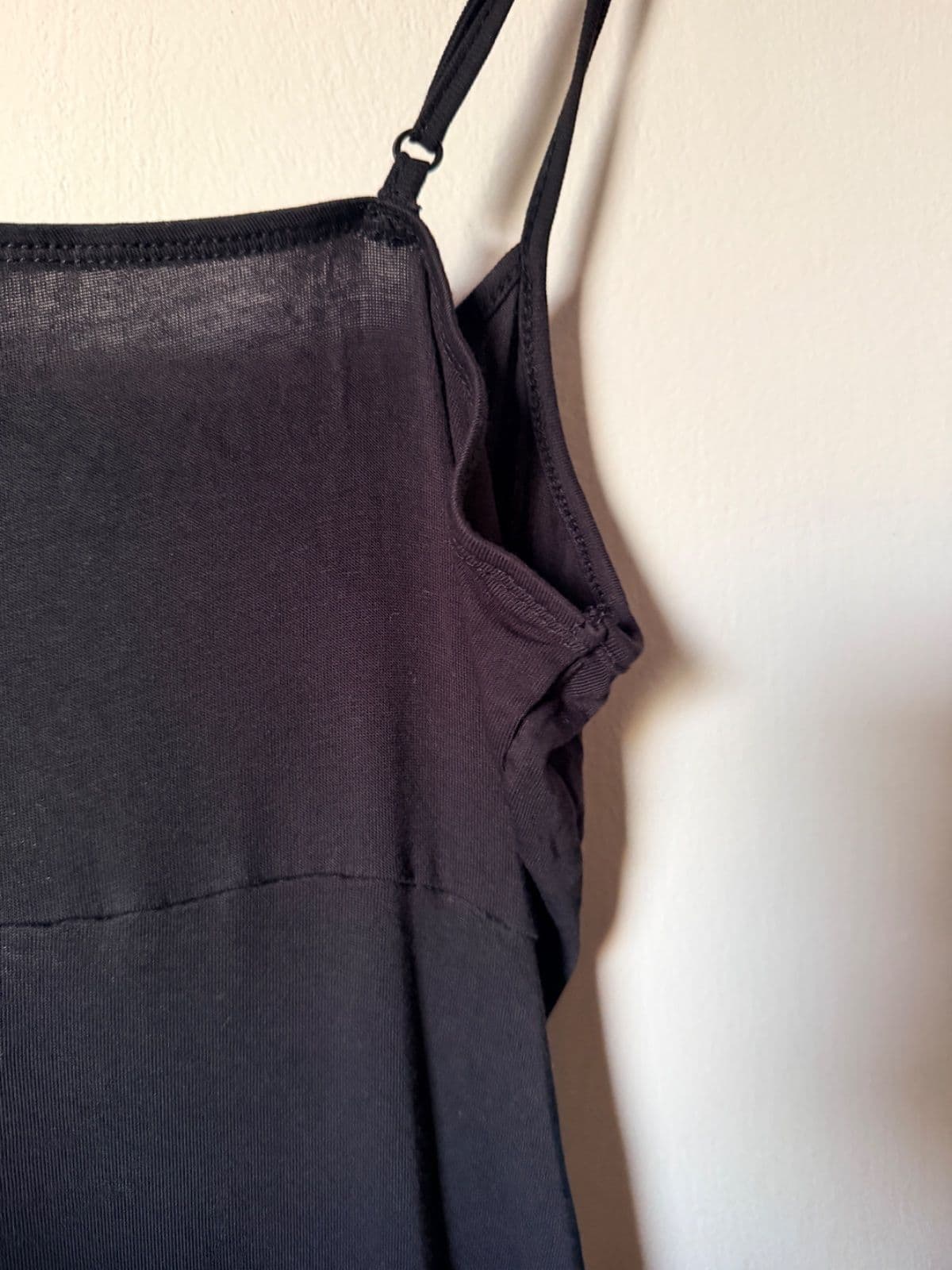 Black midi dress