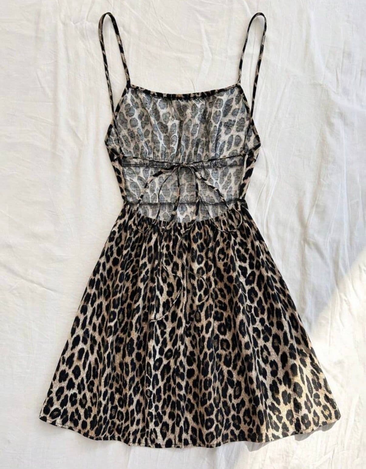 Animal print dress