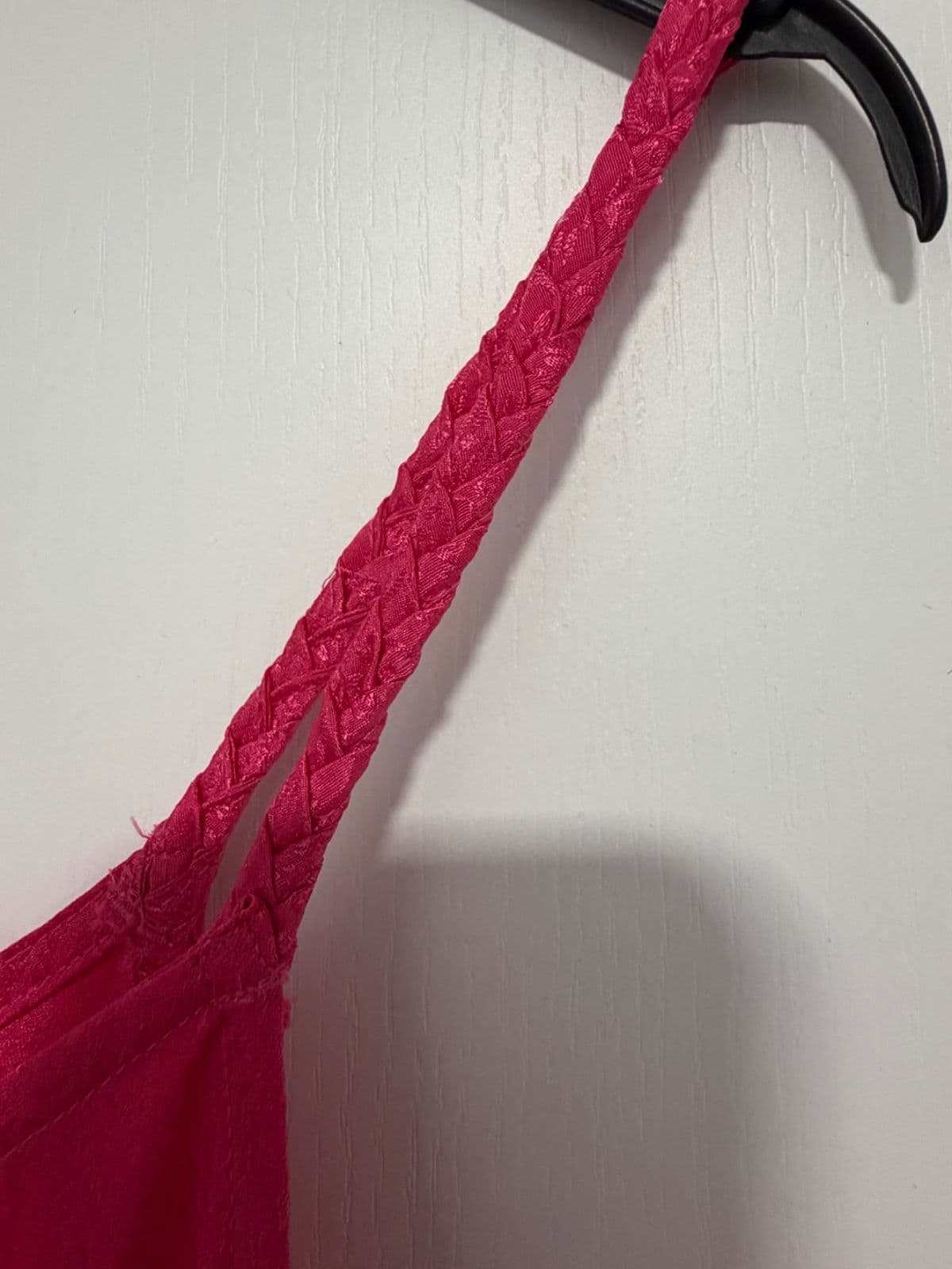 Pink Midi Dress with Braided Straps – NEXT