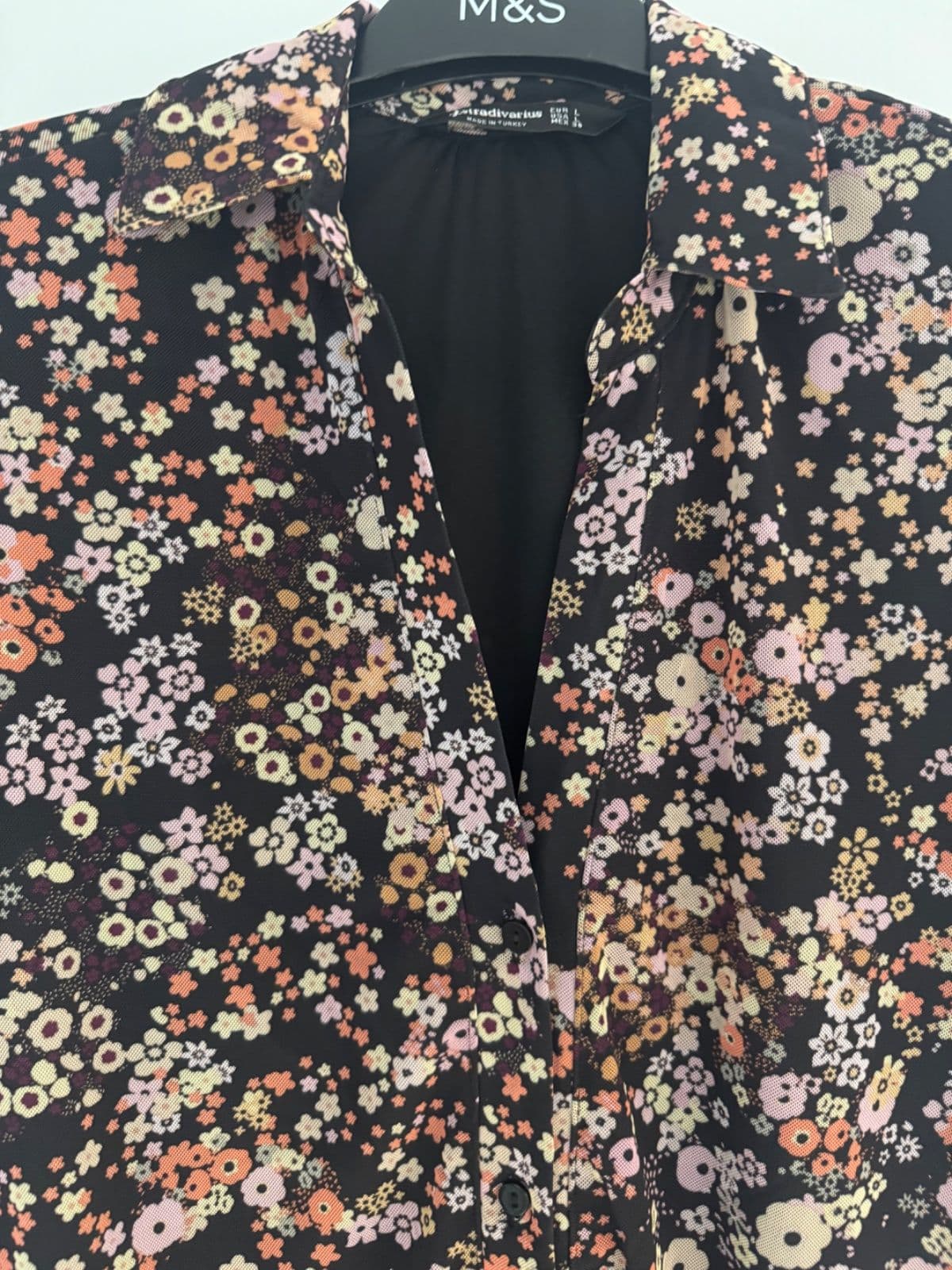 Stradivarius Floral Dress - L