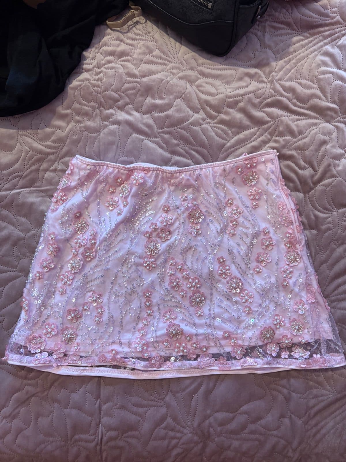 Pink skirt