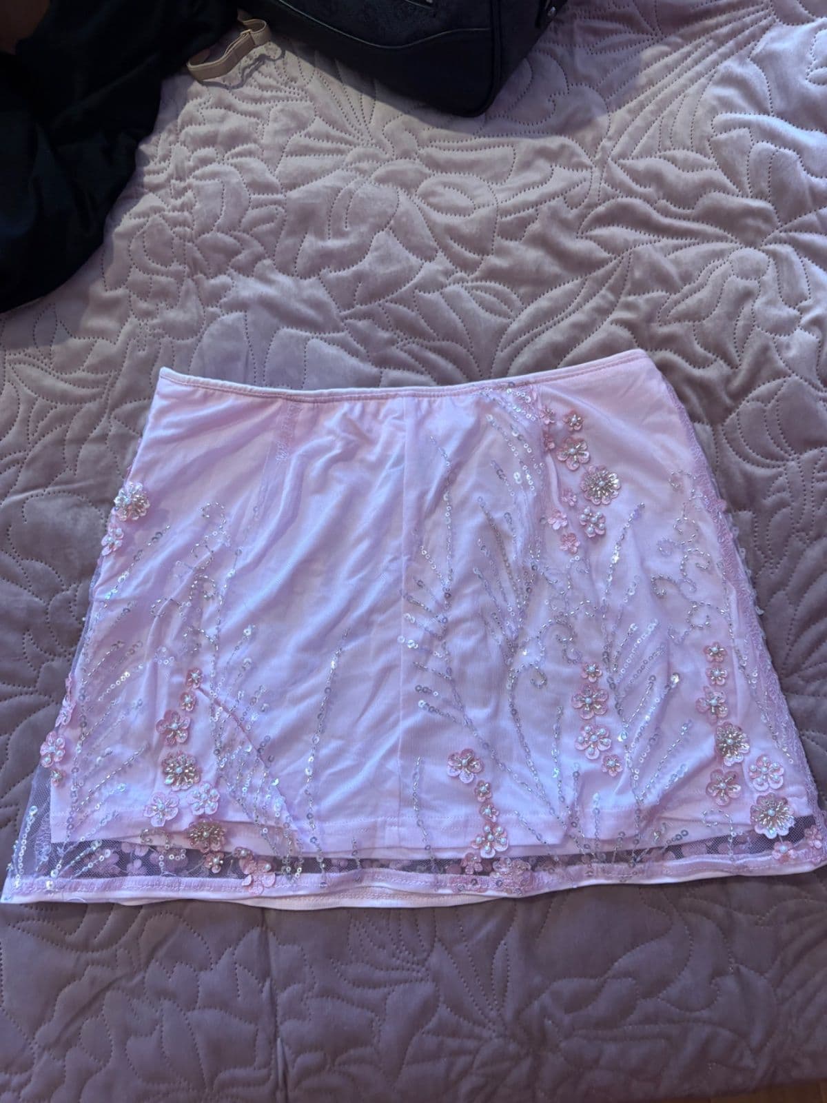 Pink skirt