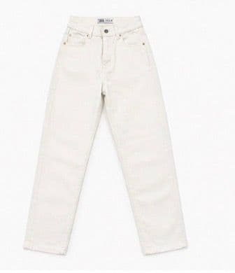 Zara White Jeans