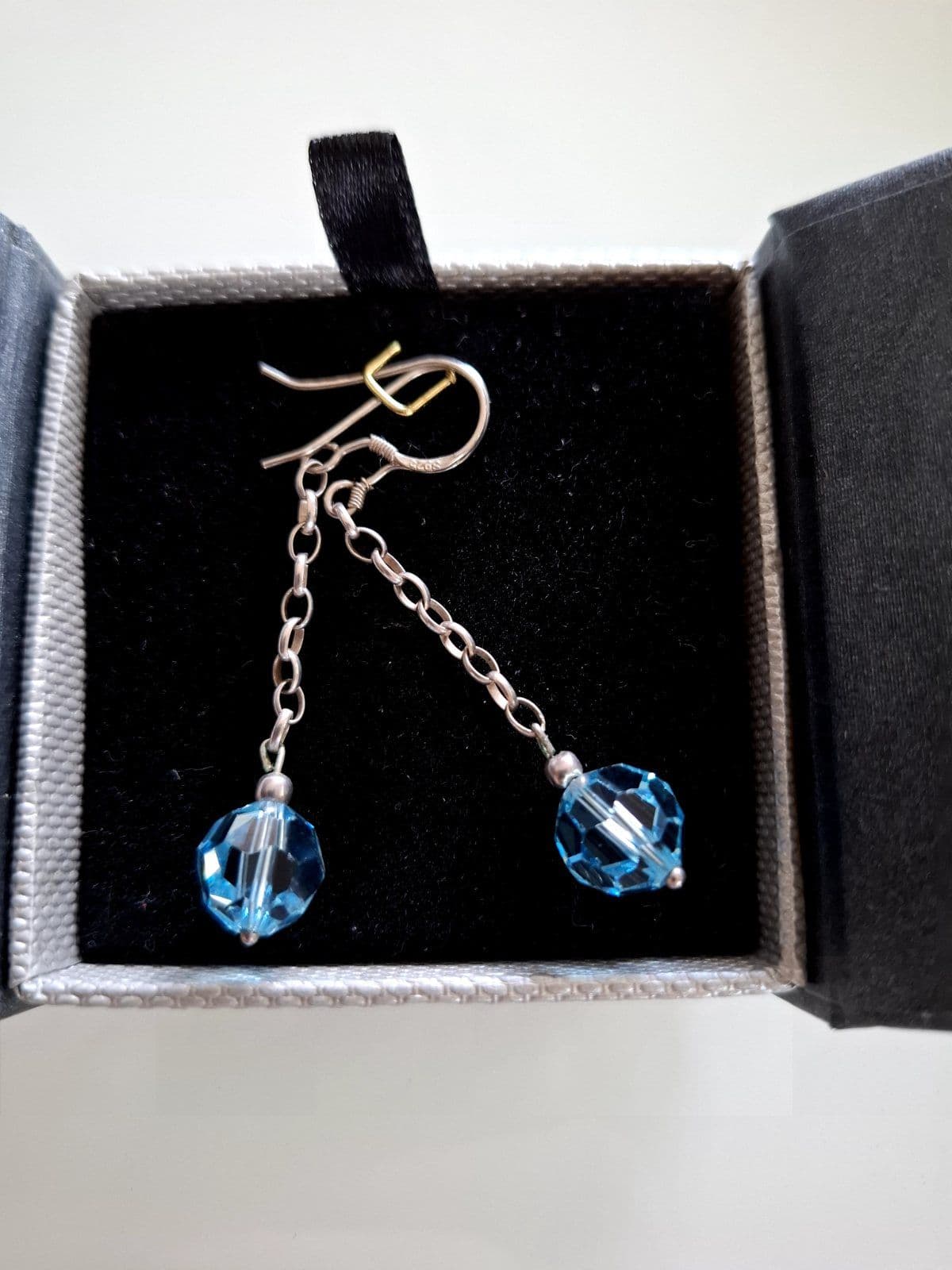 Silver earrings