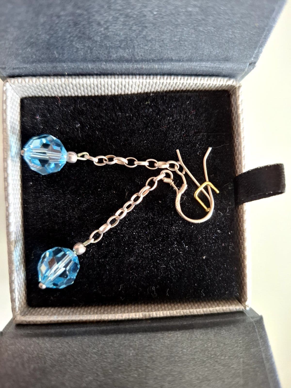 Silver earrings