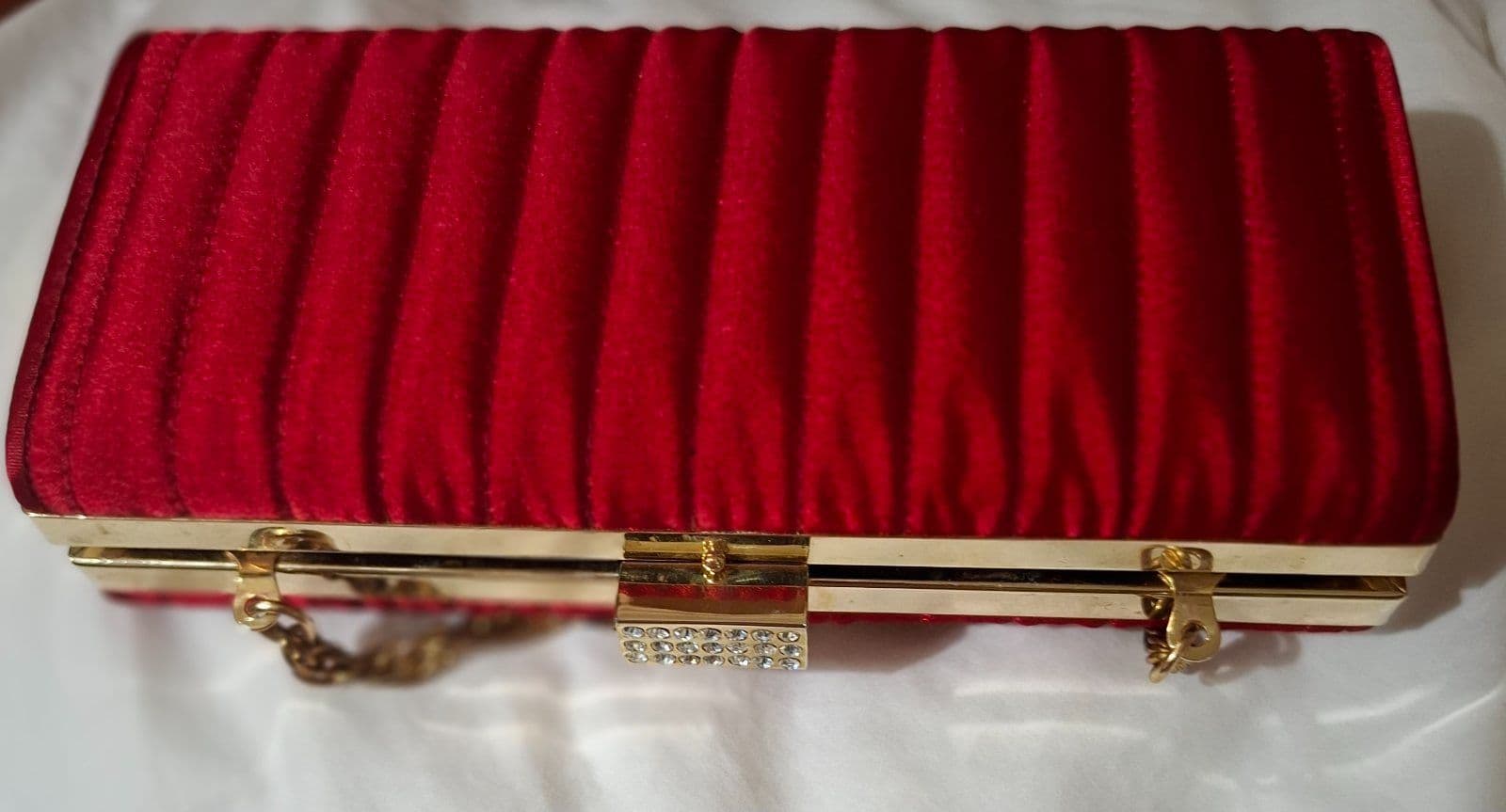 Vintage Red clutch