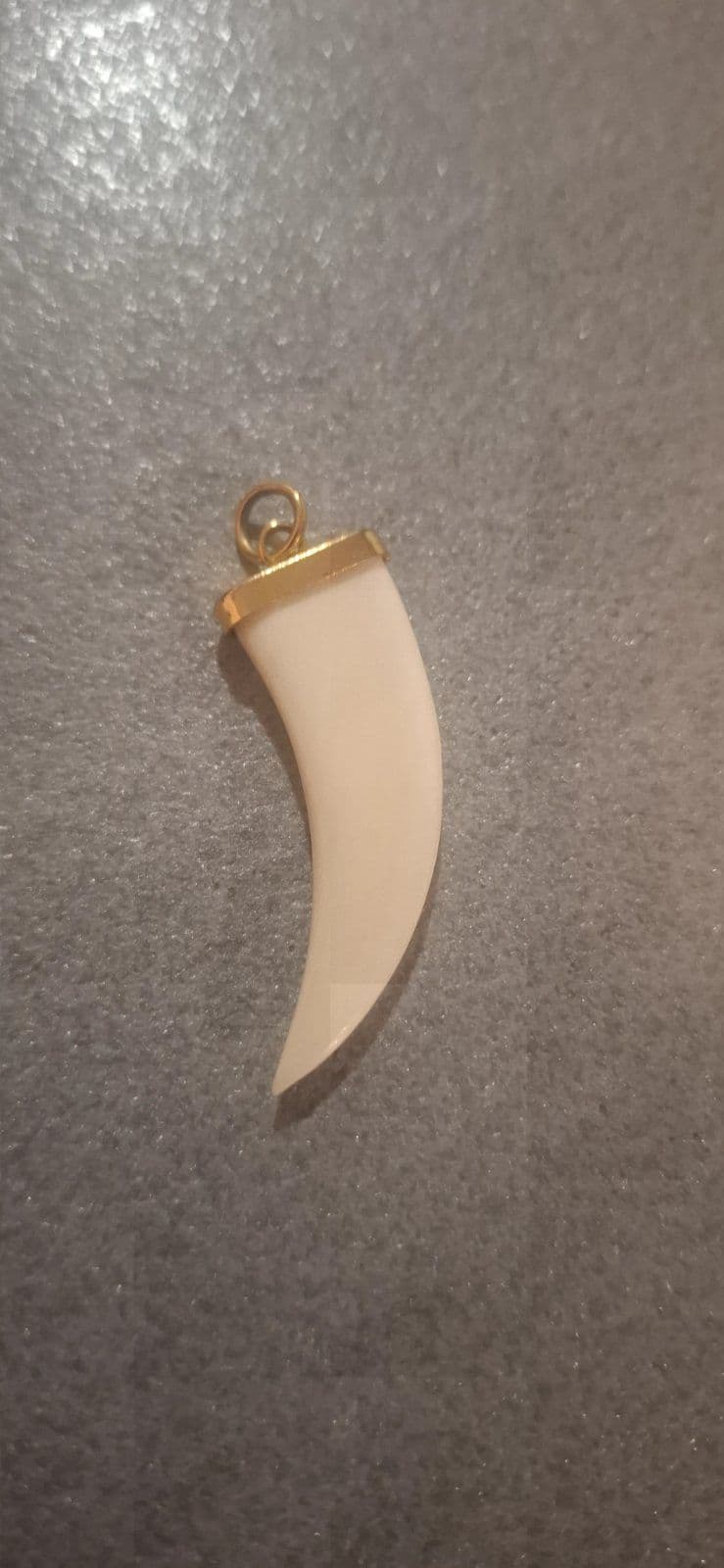 Elephant stone charm
