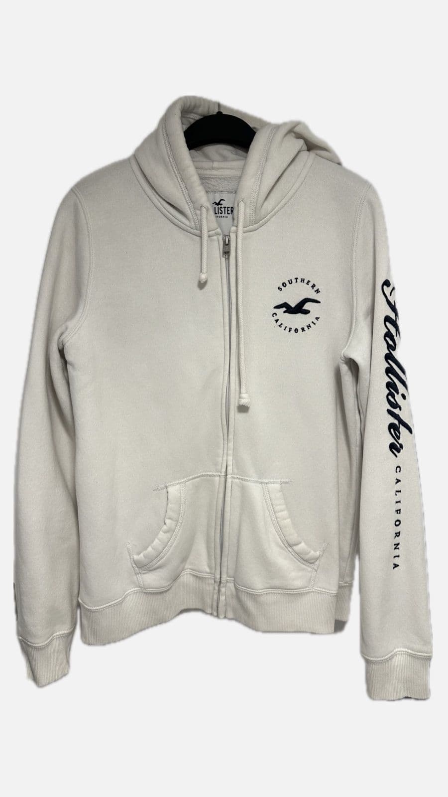 Hollister zip-up hoodie - S