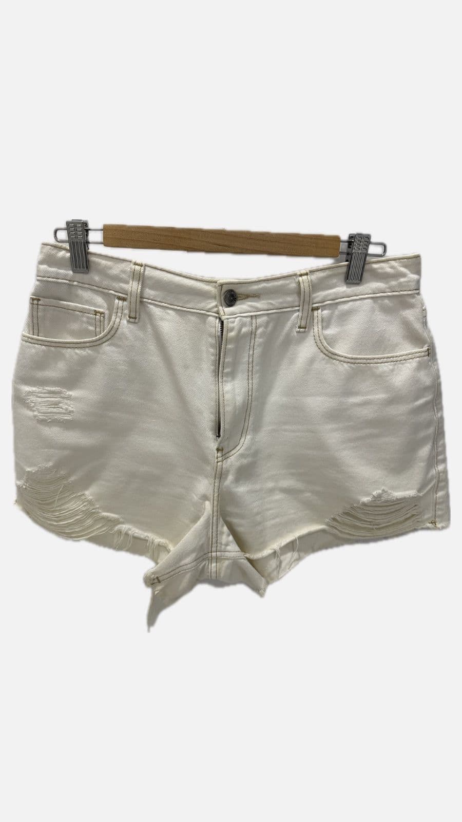 Off-White Hollister High-Rise Denim Shorts - M